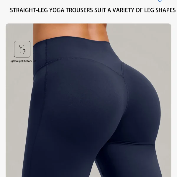 Straight-Leg Yoga Fitness Pants