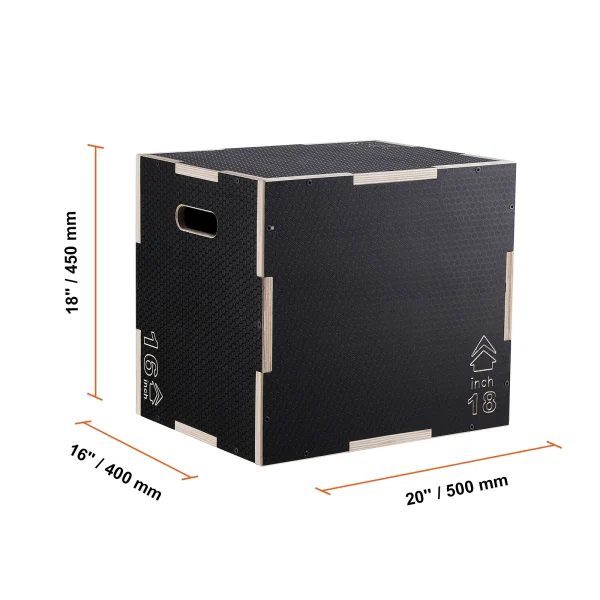 3-in-1 Plyometric Jump Box