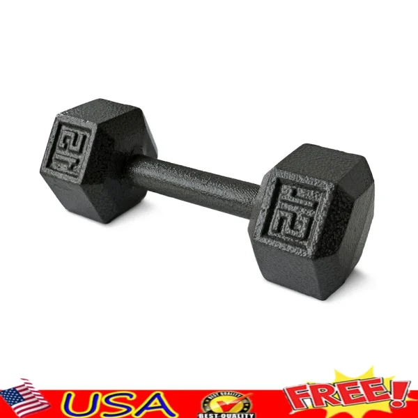 5LB Hex Dumbbell Pair